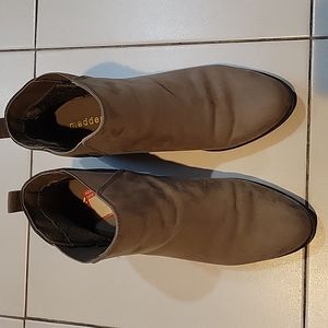 Madden girl tan suede boots